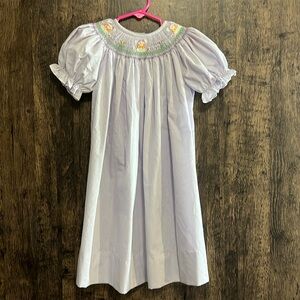 4t Amanda remembered bunnie smocked dress.